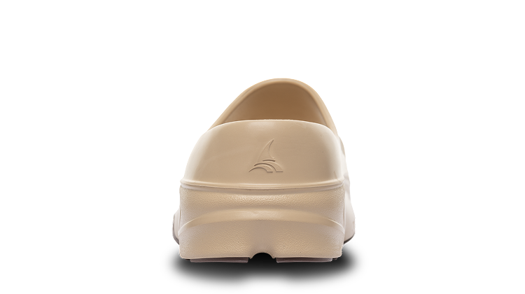 B-Steady Slide Sand Mocha - back view single shoe