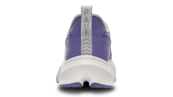 B-Active Mesh Lilac White Grey - back view single shoe