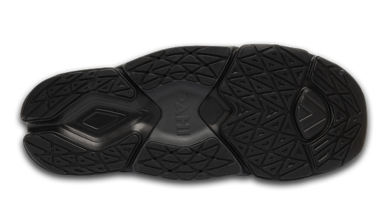 B-Active Mesh Coal Anthracite - bottom sole view single shoe