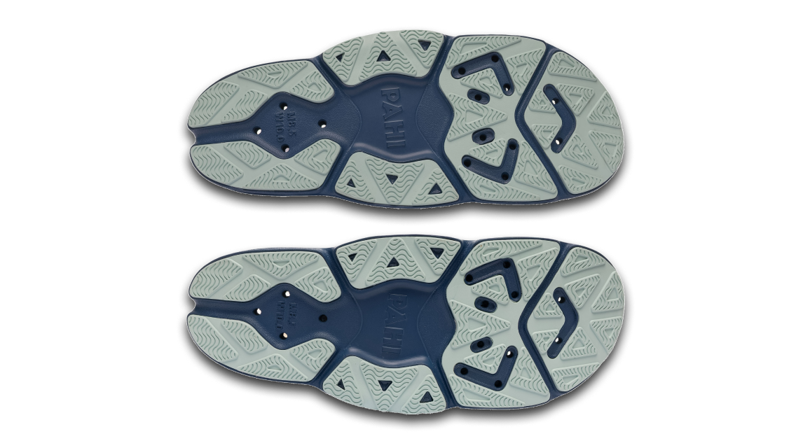 B-Steady Slide Navy Mist - top view single shoe