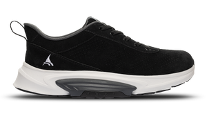 B-Casual Suede - Coal Anthracite White