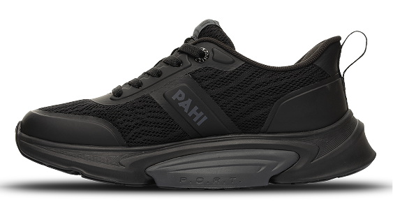 B-Active Mesh Coal Anthracite - alternate side view single shoe