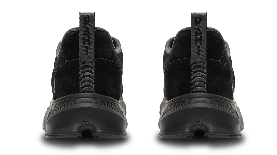 Theon Suede Coal Anthracite Mens Back Both Shoe