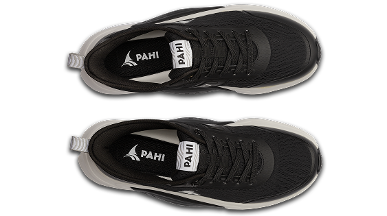 B-Active Mesh Coal Anthracite White - top view pair of shoes