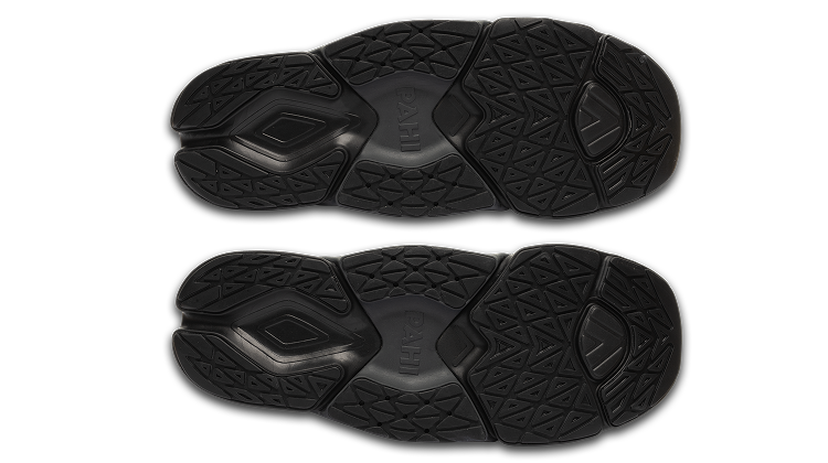 B-Casual Suede Coal Anthracite - back view pair of shoes